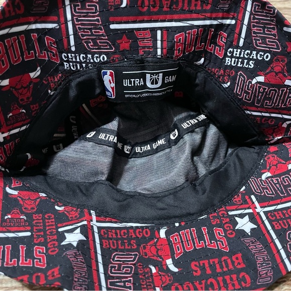 NBA Ultra Game Chicago Bulls Unisex Bucket Hat Red/Black Outdoor Streetwear